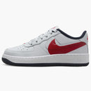 Nike Air Force 1 Low Lv8 4 Pure Platinum University Red Obsidian (gs)