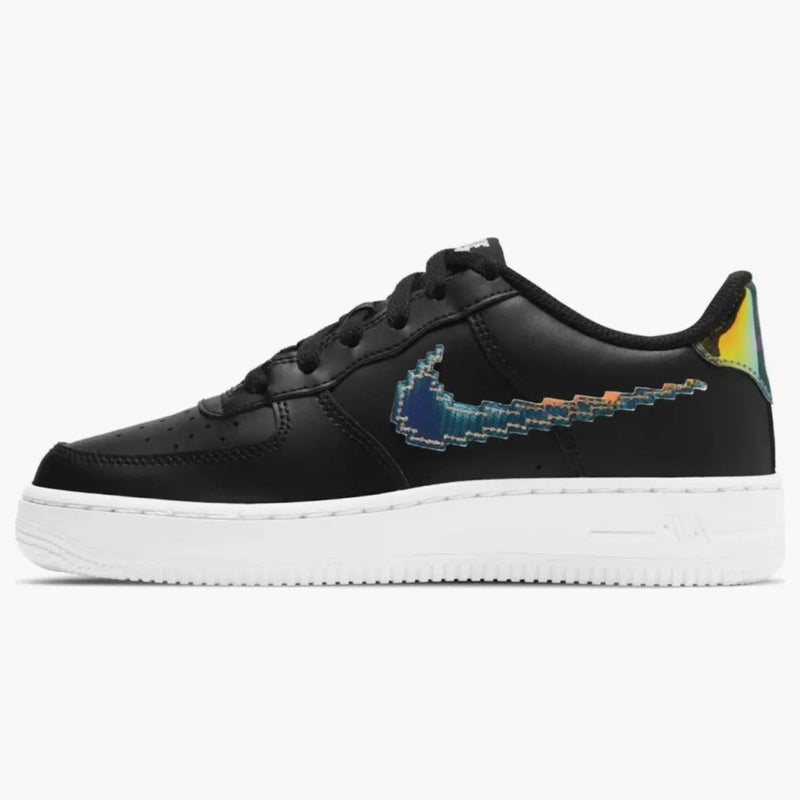 Nike Air Force 1 Low Lv8 Digital Swoosh Black (gs)