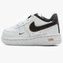 Nike Air Force 1 Low Lv8 White Metallic Gold Black (td)
