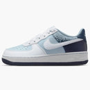 Nike Air Force 1 Low Lekka zbrojownia niebieska o północy granatowa biel (GS)