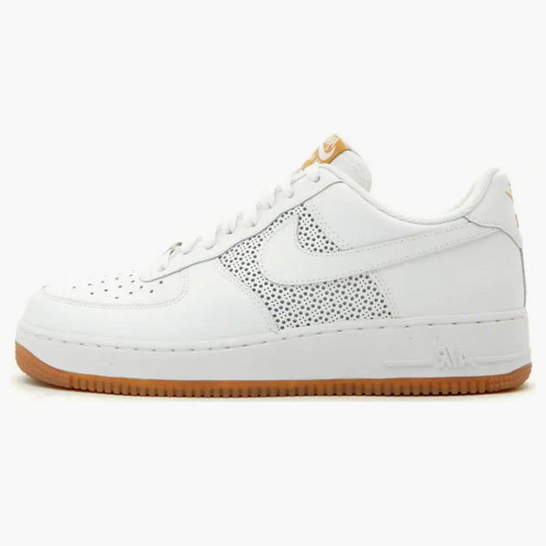 Nike Air Force 1 Low Perforated Sidepanels White Gum
