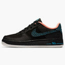 Nike Air Force 1 Low Safari Black Lagoon Crimson (gs)