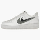 Nike Air Force 1 Low '07 Spray Paint Swoosh White Black Grey
