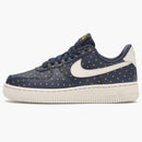 Nike Air Force 1 Low Thunder Blue Yellow Ochre (women's)