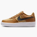 Nike Air Force 1 Low Wheat Club Gold White Anthracite (gs)