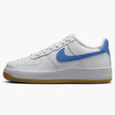 Nike Air Force 1 Low White Gum Light Brown Blue Beyond (gs)