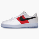 Nike Air Force 1 Low White Red Black (icy Soles)