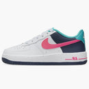 Nike Air Force 1 Low White Thunder Blue Dusty Cactus Racer Pink (gs)