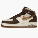 Nike Air Force 1 Mid '07 Brown Plaid