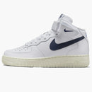 Nike Air Force 1 Mid '07 White Midnight Navy (women's)