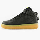 Nike Air Force 1 Mid Black Gum Volt (gs)