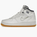 Nike Air Force 1 Mid Qs Jewel Nyc White Midnight Navy
