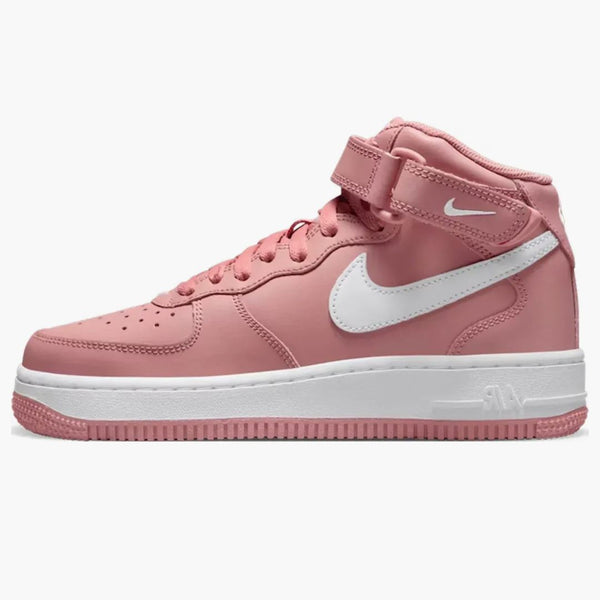 Nike Air Force 1 Mid Le Red Stardust White (gs)