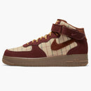 Nike Air Force 1 Mid Plaid Brown