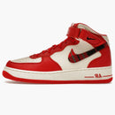 Nike Air Force 1 Mid '07 Lx Plaid Cream Red