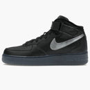 Nike Air Force 1 Mid Prm Black Metallic Silver