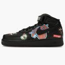 Nike Air Force 1 Mid Supreme Nba Black