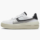 Nike Air Force 1 Plt.af.orm White Metallic Silver Black (women's)