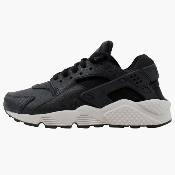 Nike Air Huarache Run Premium Black/black-light Bone (women's)