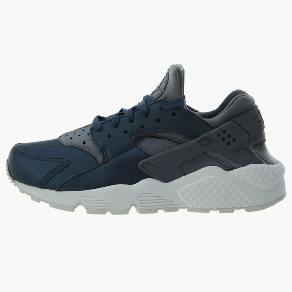 Nike Air Huarache Run Prm Txt Cool Grey Metallic Armory Navy (women's)