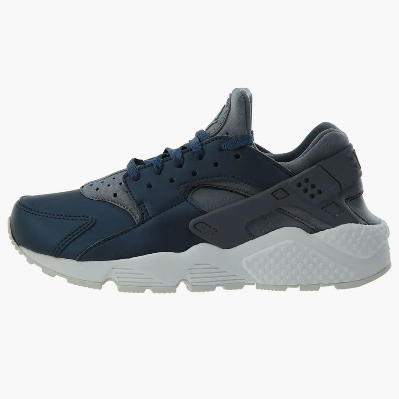 Nike Air Huarache Run Prm Txt Cool Grey Metallic Armory Navy (women's)