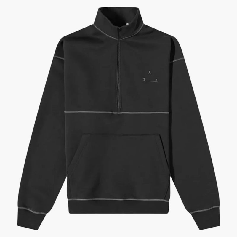 Nike Air Jordan 23 Enginereed Fleece Half Zip Hoodie Sweatshirt & Joggers Set Black