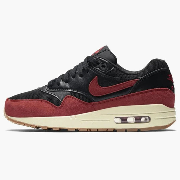 Nike Air Max 1 Black Red Sail (women's)