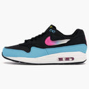 Nike Air Max 1 Jelly Swoosh Black Fuchsia Blue Fury