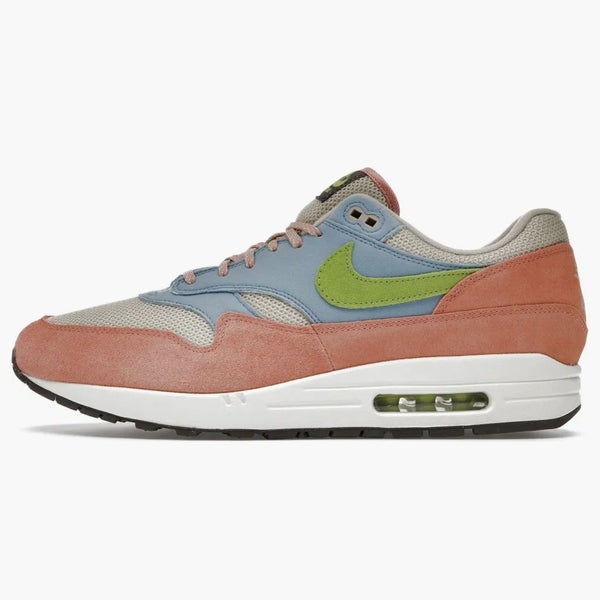 Nike Air Max 1 Raíz de luz más loca de luz azul usada