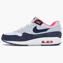 Nike Air Max 1 Pure Platinum Midnight Navy Racer Pink (women's)