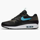 Nike Air Max 1 Tongue Tab Black Blue Fury