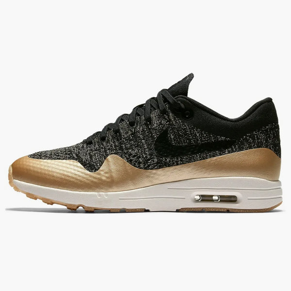 Nike Air Max 1 Ultra Flyknit Metallic Gold (women's)