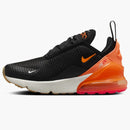 Nike Air Max 270 Black Bright Crimson Phantom Total Orange (ps)