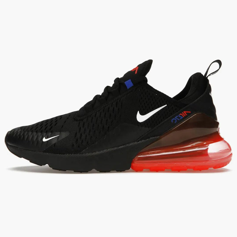 Nike Air Max 270 Black Bright Crimson Racer Blue
