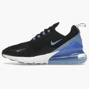 Nike Air Max 270 Black Metallic Silver Royal Pulse (women's)