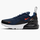 Nike Air Max 270 Midnight Navy Picante Red (ps)