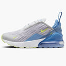 Nike Air Max 270 Pure Platinum Rush Fuchsia Blue Beyond Light Lemon Twist (ps)