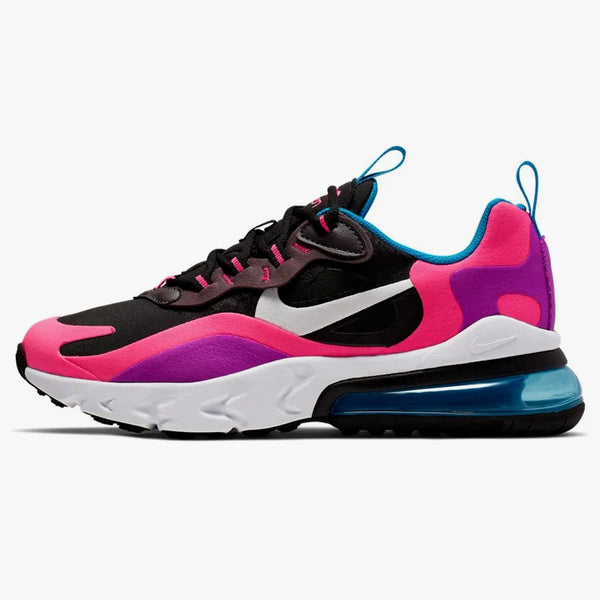 Nike Air Max 270 React Black Hyper Pink Vivid Purple (gs)