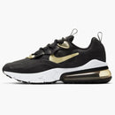 Nike Air Max 270 React Black Metallic Gold Star (gs)