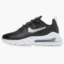 Nike Air Max 270 React Black Metallic Silver (women's)