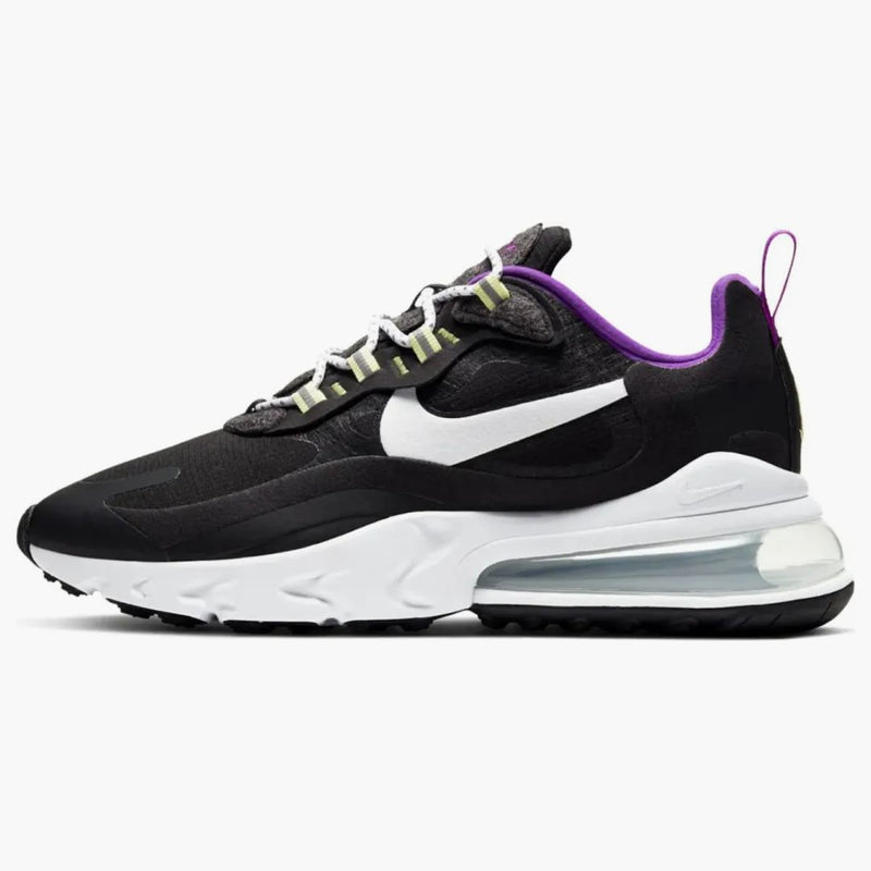 Nike Air Max 270 React Se Black White Vivid Purple (women's)