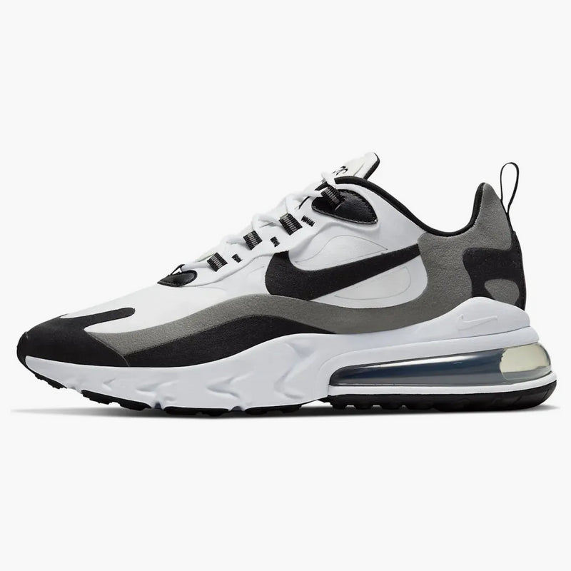 Nike Air Max 270 React White Black Metallic Pewter