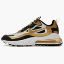 Nike Air Max 270 React White Metallic Gold