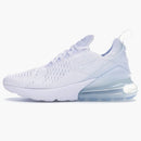 Nike Air Max 270 Triple White (women's)
