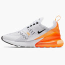 Nike Air Max 270 White Black Orange (women's)