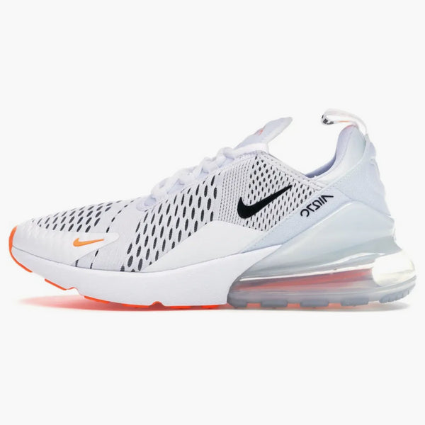 Nike Air Max 270 White Black Total Orange