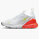 Nike Air Max 270 White Bright Crimson Volt (women's)