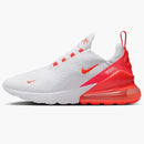 Nike Air Max 270 White Bright Crimson White (women's)