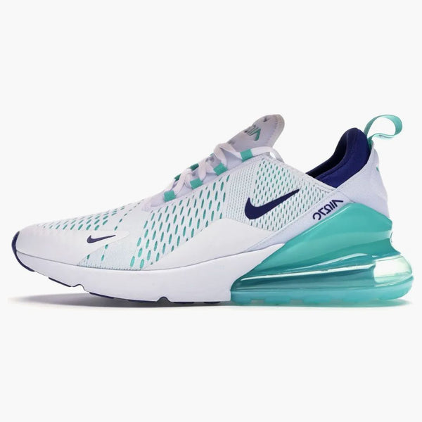 Nike Air Max 270 White Hyper Jade Deep Royal Blue