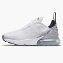 Nike Air Max 270 White Metallic Silver (ps)